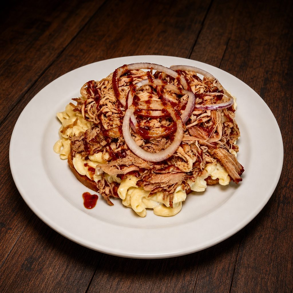 Becks Mac and Cheese Bowl.