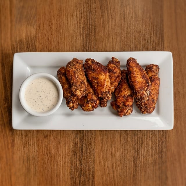 Smoked Dry Rubbed Wings.